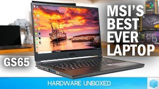 MSI GS65 aStealth video review and merits by AI Analyzed