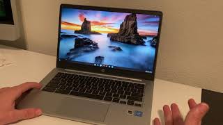 HP Chromebook a14 video review and merits by AI Analyzed