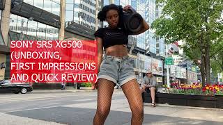 Sony SRS XG500 video review and merits by AI Analyzed