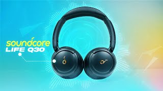ANKER Soundcore Life Q30 A3028031 ネイビー Anker Soundcore Life Q30 Wireless Over Ear Headphone Bluetooth ANC